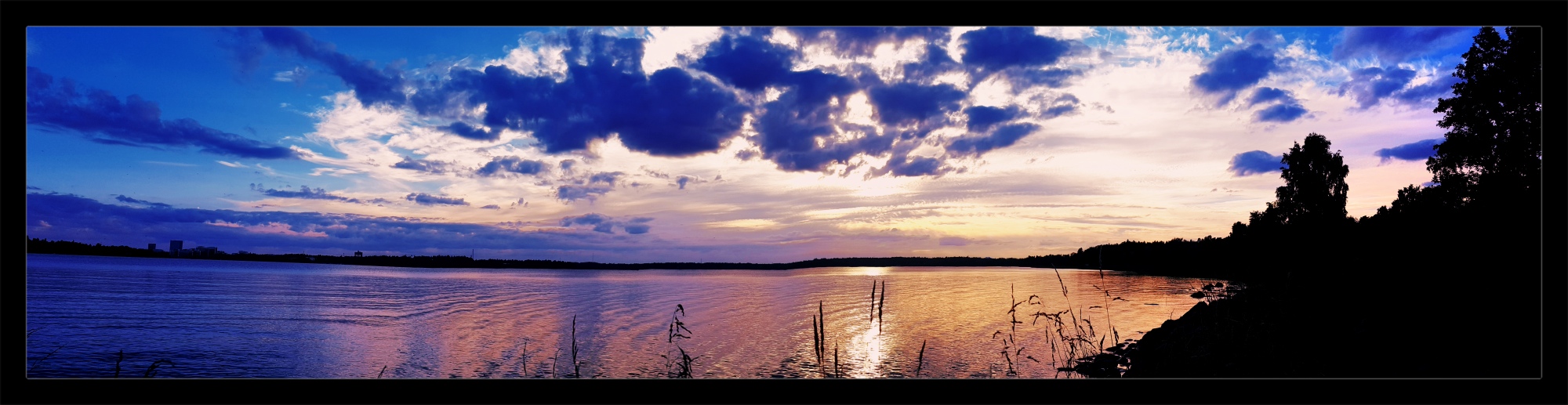 sunset in munkkiniemi